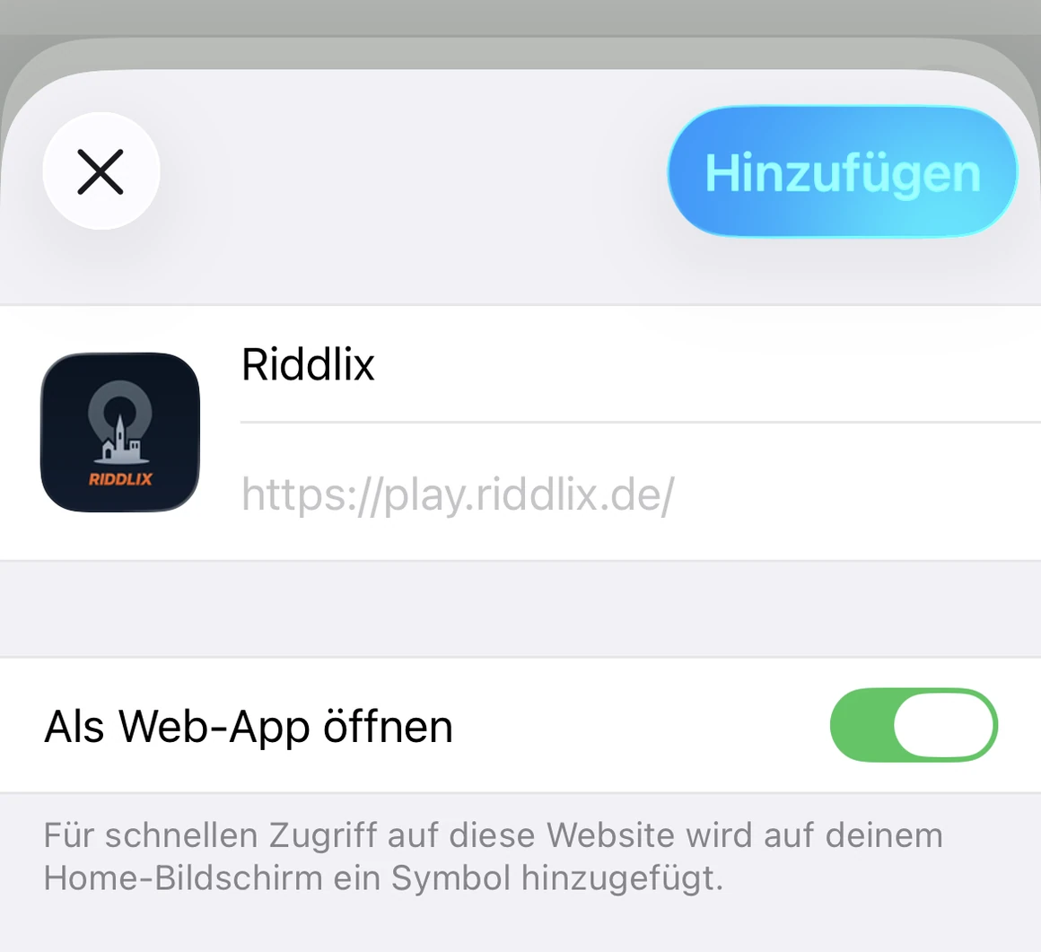 App installieren ios Schritt 4