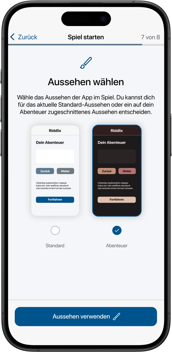 Screenshot Riddlix-App