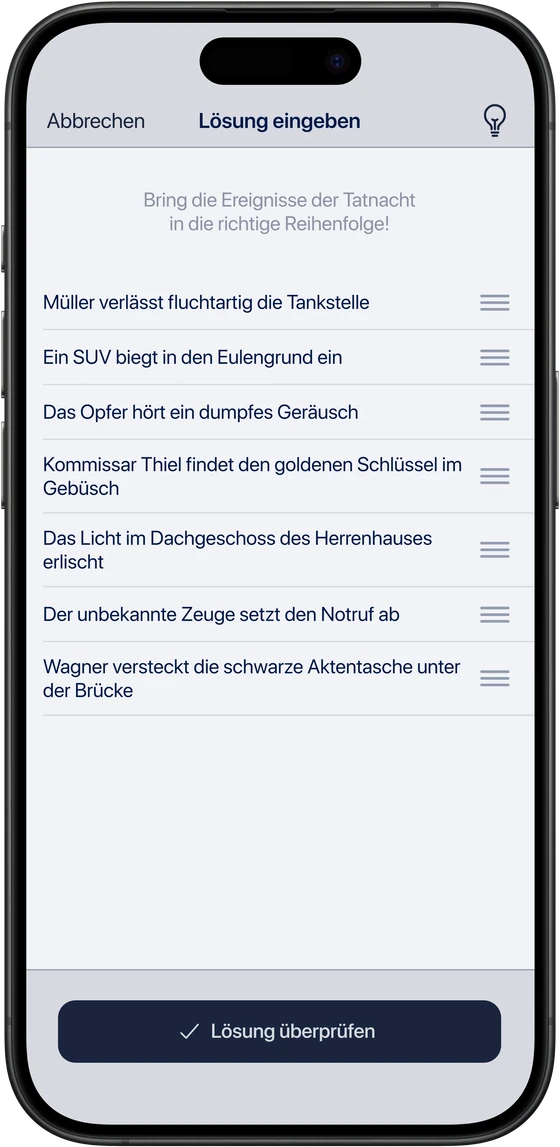 Screenshot Riddlix-App